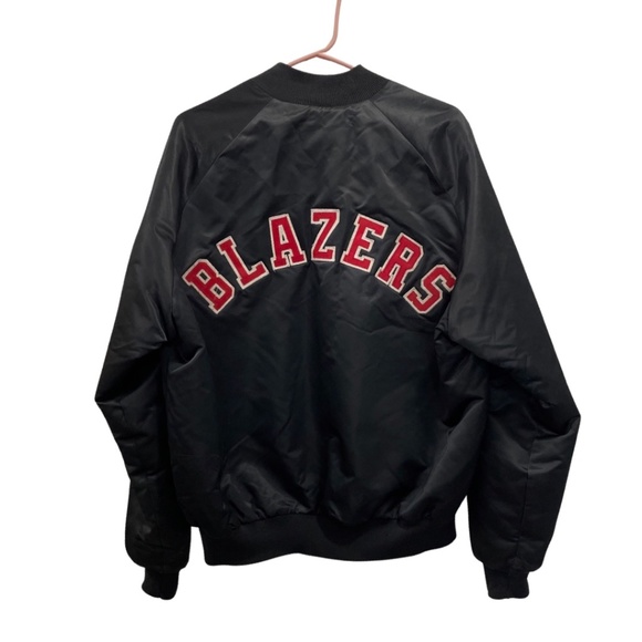 RARE Vintage Chalk Line Portland Trailblazers Starter Style Spellout Jacket - Picture 3 of 10